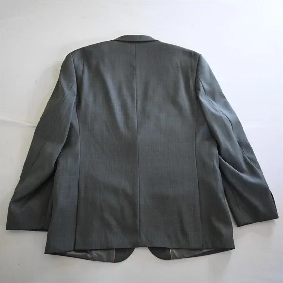 Caravelli 44L 36x34 Gray Sharkskin Super 150s Mens Jacket‎ Pants Suit
